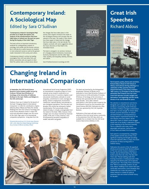 Featured in this issue: - University College Dublin