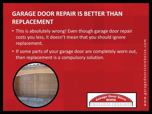 Garage Doors in Boise - Top Myths Busted
