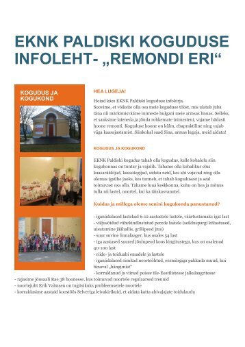 INFOLEHT- remondi eri