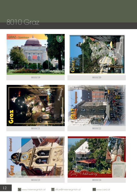 Meixner Ansichtskarten-Katalog Steiermark - SOMMER