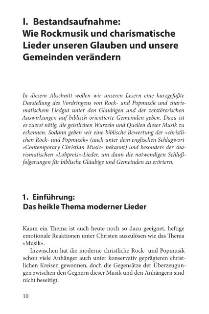  Ebertshäuser: Charismatischer "Lobpreis" - Fremdes Feuer im Heiligtum Gottes