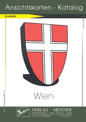 Meixner Ansichtskarten-Katalog Wien - SOMMER