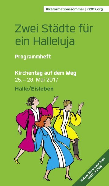 Programmheft zum Kirchentag auf dem Weg 2017 in Halle/Eisleben