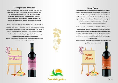 Brochure vini Oro delle Marche