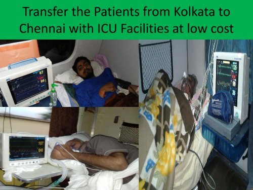 Emergency  Medical Transportation from Kolkata and Guwahati to All Over India with Doctors Facilities