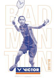 VICTOR Badminton Katalog 2017/2018