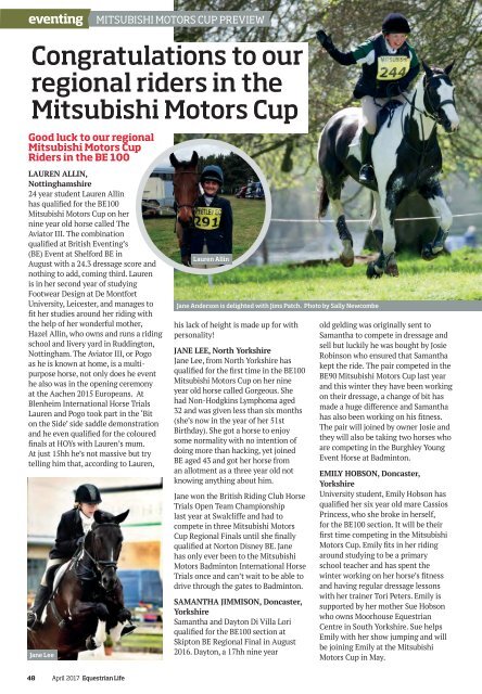 Equestrian Life April 2017 Edition