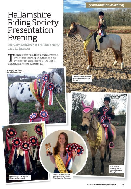 Equestrian Life April 2017 Edition