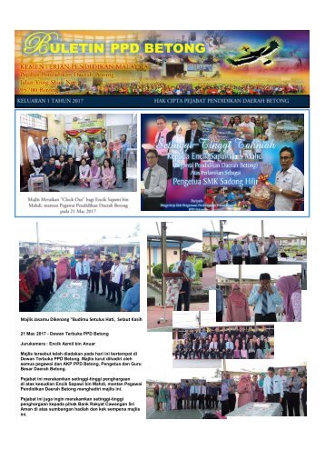 BULETIN PPD BETONG 2017