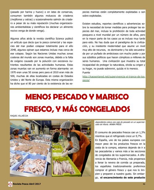 REVISTA PESCA ABRIL 2017