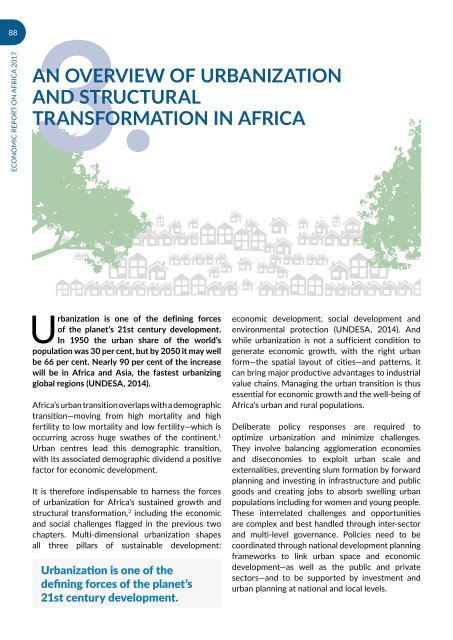 URBANIZATION AND INDUSTRIALIZATION