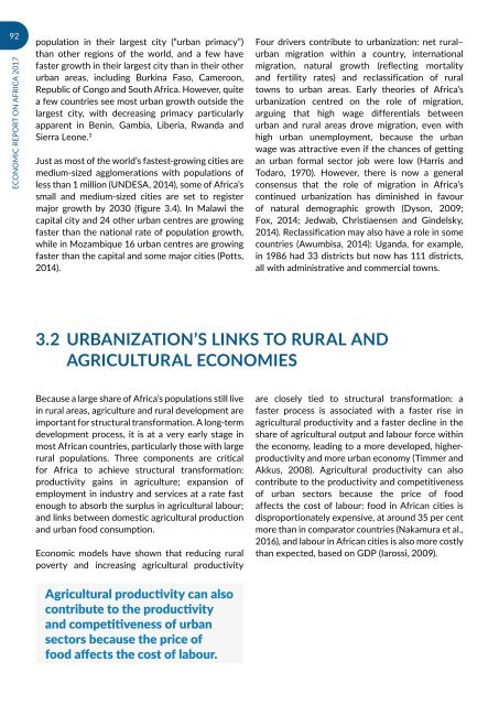 URBANIZATION AND INDUSTRIALIZATION