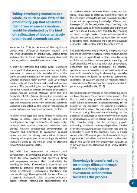 URBANIZATION AND INDUSTRIALIZATION