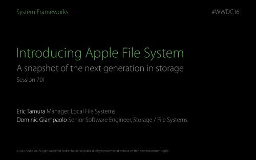 Qu’Est-Ce Que Apple File System – BJAJ