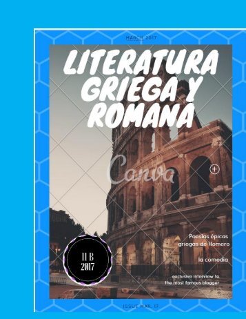 literatura griegas y romana