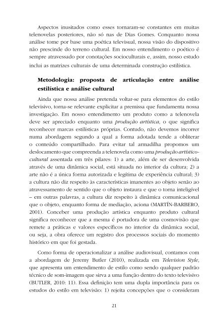 Televisão - Entre a Metodologia Analítica  e o Contexto Cultural