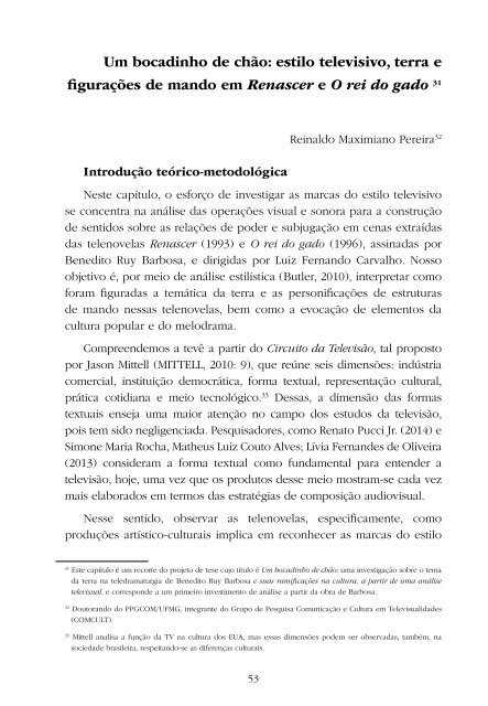 Televisão - Entre a Metodologia Analítica  e o Contexto Cultural