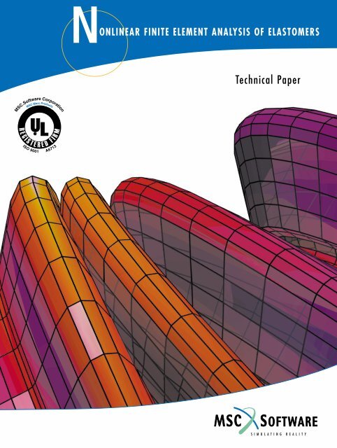 nonlinear finite element analysis of elastomers - MSC Software