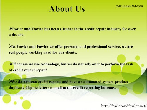 Fast Credit Repair Services