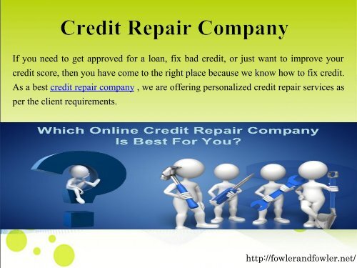 Fast Credit Repair Services