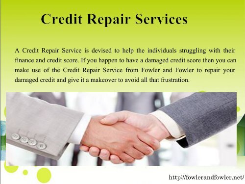 Fast Credit Repair Services