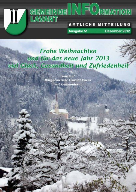 Gemeindezeitung Lavant 2012