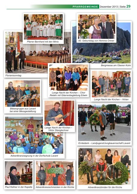 Gemeindezeitung Lavant 2013