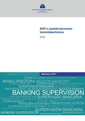 EKP:n pankkivalvonnan toimintakertomus