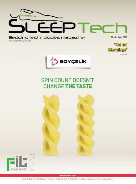 SleepTech Magazine / March – April  2017