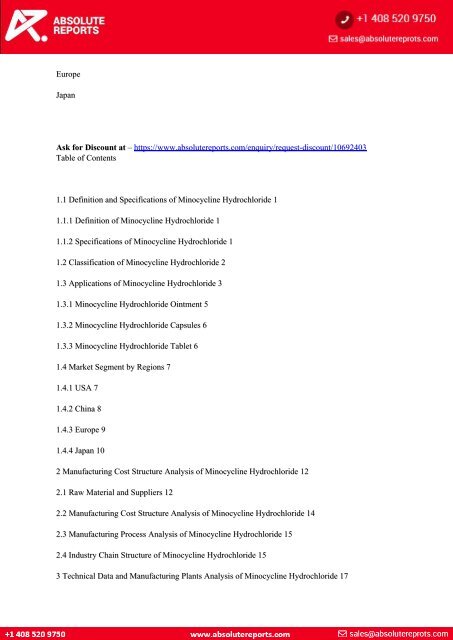 Minocycline-Hydrochloride-Market-2017-Industry-Research-Report