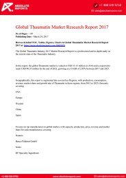 Thaumatin-Market-Research-Report-2017