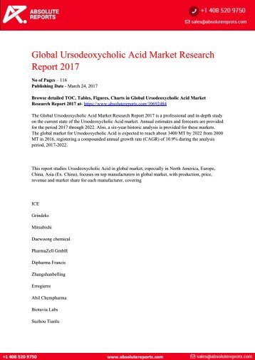 Ursodeoxycholic-Acid-Market-Research-Report-2017