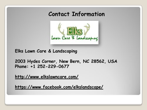 Landscaping & Hardscape Service Provider Lawn Care Company – Elks Lawn Care