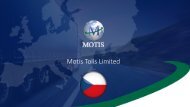 Motis Tolls Presentation March 2017 - CZ