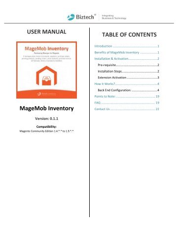 Complete Inventory Management Solution for Magento