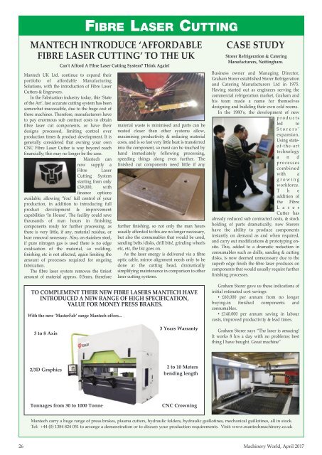 Machinery World April 2017