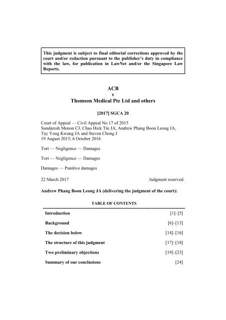 Acb V Thomson Medical Pte Ltd And Others