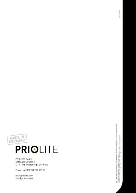 Priolite Catalog 2017 English