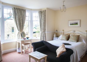 A guest room at Stonecroft