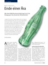 FINANCE Magazin M&A Strategie: Ende einer Ära - Syncap