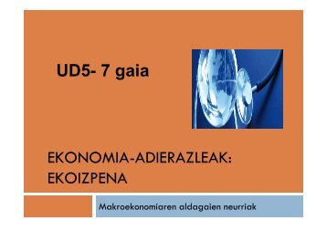 UD5 7 EKONOMIA ADIERAZLEAK