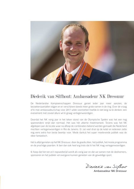 Sponsorbrochure NK Dressuur 2017 klein