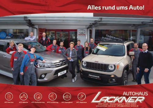 Autohaus Lackner Frühjahrsfolder 2017