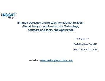 Emotion Detection and Recognition Market to 2025