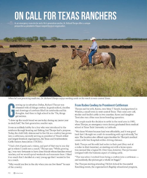 On Call for Texas Ranchers