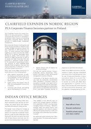 Clairfield Newsletter - Syncap