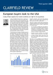 Clairfield Review Q3 08 - Syncap