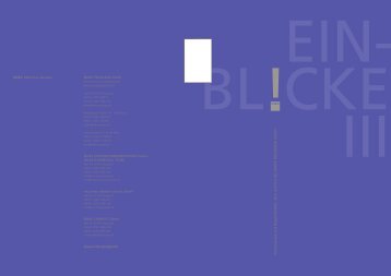 Einblicke III ( pdf, 1,8 MB) - RINKE TREUHAND