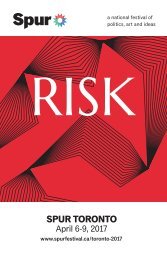 Risk: Spur Toronto 2017 Program