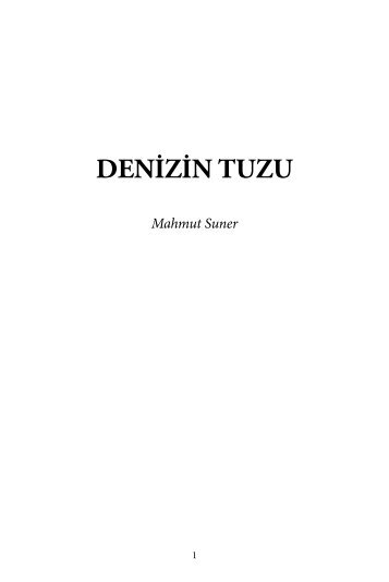 Denizin Tuzu 150x225mm 9 temmuz 2016